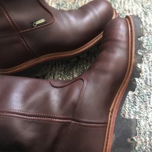 halls slip on lineman boots